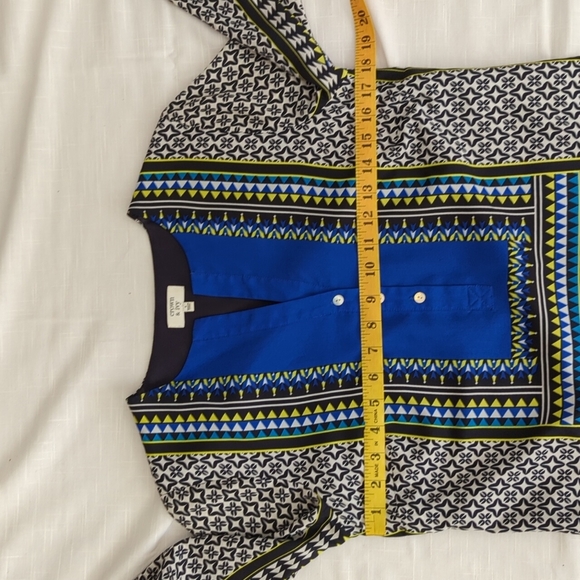 Crown & Ivy shift tunic dress, geometric designs - Picture 7 of 10